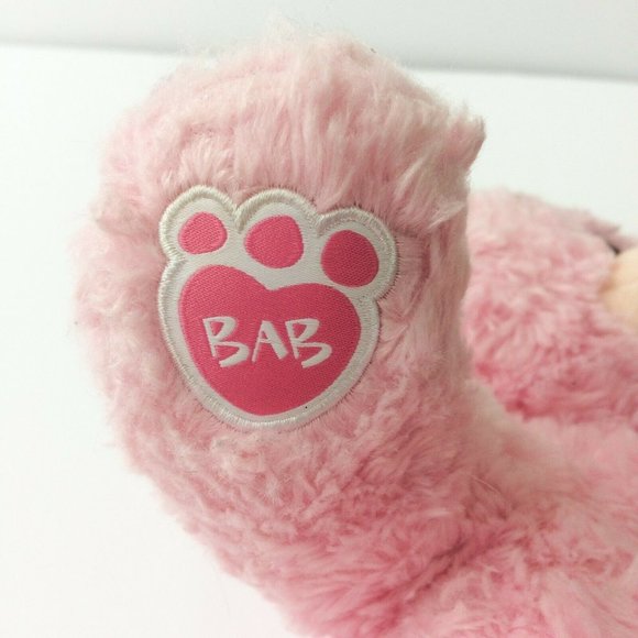 Build A Bear Cuddle Plush Teddy Bear Light Pink Swirl Fur Stuffed Animal Toy 16" - Picture 10 of 12